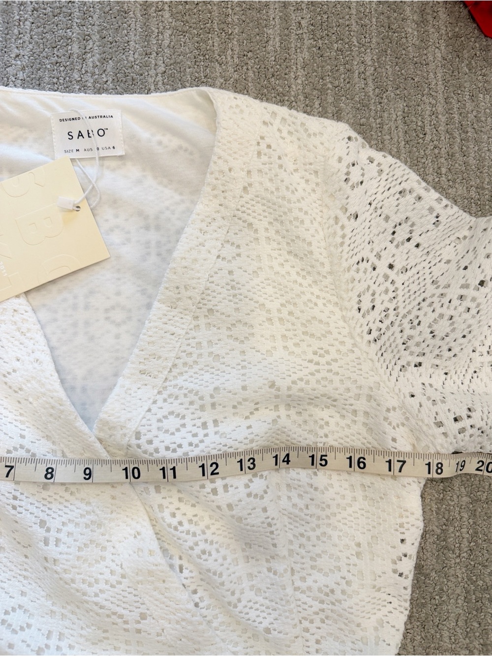 NWT SABO Eliza Mini Wrap Dress - Picture 12 of 14
